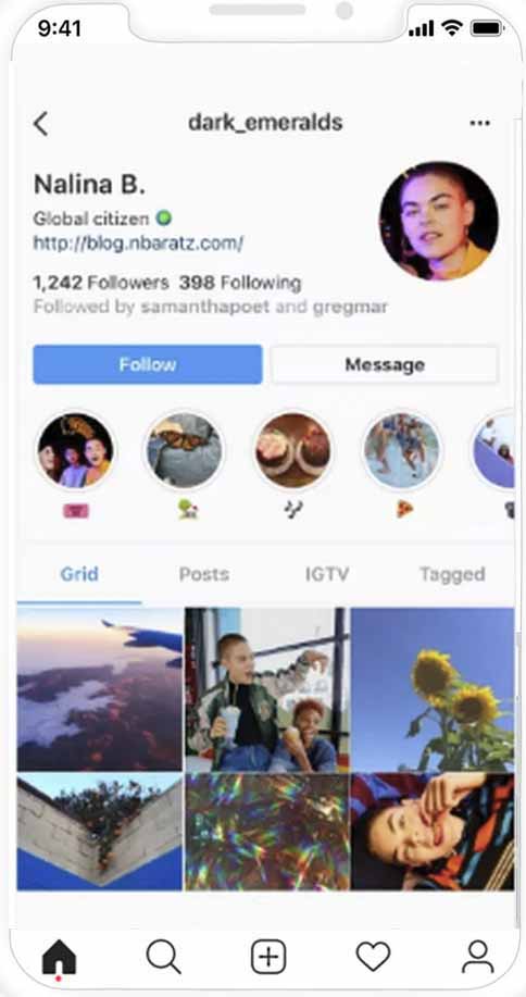 Application d'espionnage d'Instagram pour iOS